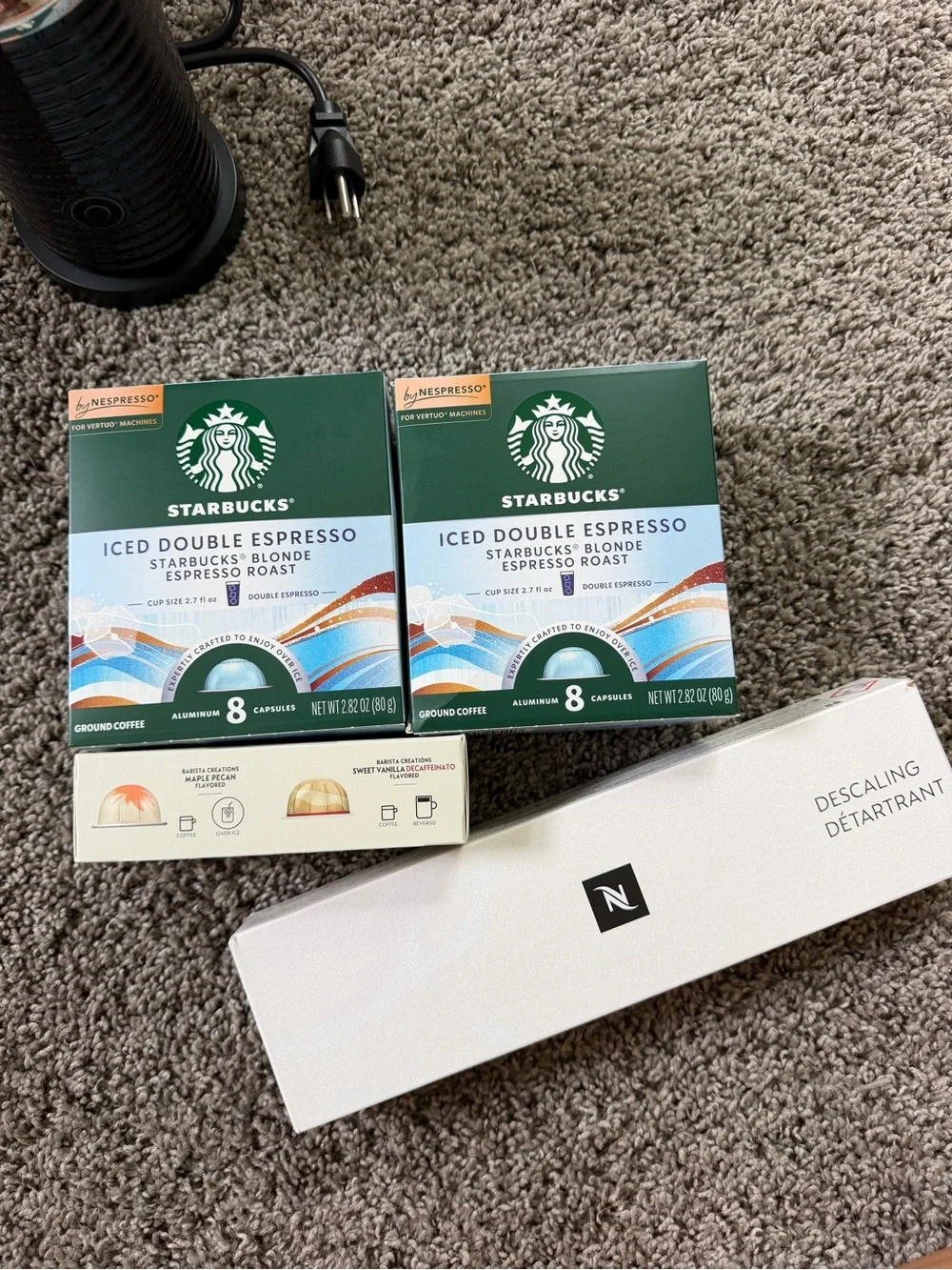 Nespresso Vertuo Pop+ Bundle in Black and Gold